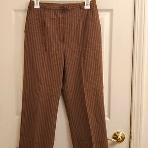 Vintage plaid dress pants